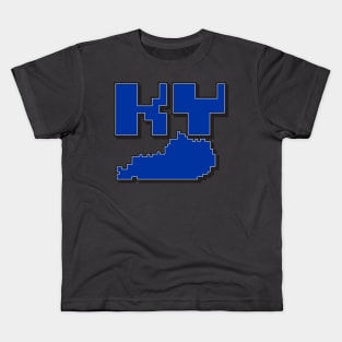 Kentucky 8-Bit Digital Kids T-Shirt